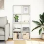 Librería divisora madera ingeniería blanco 69,5x29x137,5 cm de , Librerías y estanterías - Ref: Foro24-858021, Precio: 74,56 ...