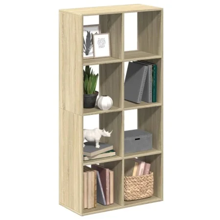 Librería divisor madera ingeniería roble Sonoma 69,5x29x137,5cm by , Bookcases and shelves - Ref: Foro24-858023, Price: 72,71...