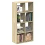 Librería divisor madera ingeniería roble Sonoma 69,5x29x137,5cm by , Bookcases and shelves - Ref: Foro24-858023, Price: 72,71...