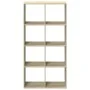 Librería divisor madera ingeniería roble Sonoma 69,5x29x137,5cm by , Bookcases and shelves - Ref: Foro24-858023, Price: 72,71...