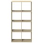 Librería divisor madera ingeniería roble Sonoma 69,5x29x137,5cm by , Bookcases and shelves - Ref: Foro24-858023, Price: 73,86...