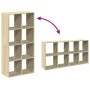 Librería divisor madera ingeniería roble Sonoma 69,5x29x137,5cm by , Bookcases and shelves - Ref: Foro24-858023, Price: 72,71...