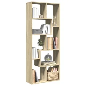 Librería divisora madera ingeniería roble Sonoma 67x25x161,5 cm by , Bookcases and shelves - Ref: Foro24-858077, Price: 80,76...