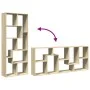Librería divisora madera ingeniería roble Sonoma 67x25x161,5 cm by , Bookcases and shelves - Ref: Foro24-858077, Price: 80,76...