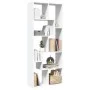Librería divisora madera ingeniería blanca 67x25x161,5 cm by , Bookcases and shelves - Ref: Foro24-858075, Price: 72,36 €, Di...