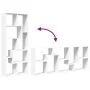 Librería divisora madera ingeniería blanca 67x25x161,5 cm by , Bookcases and shelves - Ref: Foro24-858075, Price: 72,36 €, Di...