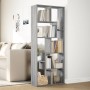 Librería divisora madera ingeniería gris Sonoma 67x25x161,5 cm by , Bookcases and shelves - Ref: Foro24-858080, Price: 73,19 ...