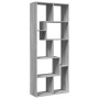 Librería divisora madera ingeniería gris Sonoma 67x25x161,5 cm by , Bookcases and shelves - Ref: Foro24-858080, Price: 73,19 ...