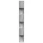 Librería divisora 6 niveles madera gris Sonoma 70x24x193 cm by , Bookcases and shelves - Ref: Foro24-858089, Price: 70,81 €, ...