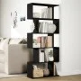 Librería divisora 5 niveles madera ingeniería negra 70x24x161cm by , Bookcases and shelves - Ref: Foro24-858094, Price: 66,62...