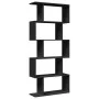 Librería divisora 5 niveles madera ingeniería negra 70x24x161cm by , Bookcases and shelves - Ref: Foro24-858094, Price: 66,62...