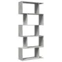 Librería divisora 5 niveles madera gris hormigón 70x24x161 cm by , Bookcases and shelves - Ref: Foro24-858096, Price: 60,04 €...
