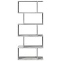 Librería divisora 5 niveles madera gris hormigón 70x24x161 cm by , Bookcases and shelves - Ref: Foro24-858096, Price: 60,04 €...