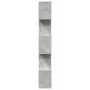 Librería divisora 5 niveles madera gris hormigón 70x24x161 cm by , Bookcases and shelves - Ref: Foro24-858096, Price: 60,04 €...
