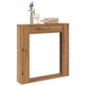 Borde de chimenea madera ingeniería roble artisan 100x20x100 cm von , Zubehör für Holzöfen und Kamine - Ref: Foro24-854579, P...