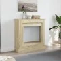 Borde de chimenea madera ingeniería roble Sonoma 90x30x90 cm von , Zubehör für Holzöfen und Kamine - Ref: Foro24-854591, Prei...
