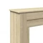 Borde de chimenea madera ingeniería roble Sonoma 90x30x90 cm von , Zubehör für Holzöfen und Kamine - Ref: Foro24-854591, Prei...
