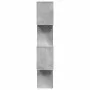 Librería divisora 4 niveles madera gris hormigón 70x24x129 cm by , Bookcases and shelves - Ref: Foro24-858105, Price: 53,83 €...