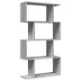 Bücherregal mit 4 Ebenen aus Sonoma-Grau-Holz, 70x24x129 cm. von , Bücherregale und Regale - Ref: Foro24-858107, Preis: 53,30...