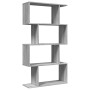 Bücherregal mit 4 Ebenen aus Sonoma-Grau-Holz, 70x24x129 cm. von , Bücherregale und Regale - Ref: Foro24-858107, Preis: 54,10...