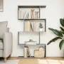 Bücherregal mit 4 Ebenen aus Sonoma-Grau-Holz, 70x24x129 cm. von , Bücherregale und Regale - Ref: Foro24-858107, Preis: 53,30...