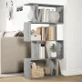 Bücherregal mit 4 Ebenen aus Sonoma-Grau-Holz, 70x24x129 cm. von , Bücherregale und Regale - Ref: Foro24-858107, Preis: 53,30...
