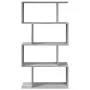 Bücherregal mit 4 Ebenen aus Sonoma-Grau-Holz, 70x24x129 cm. von , Bücherregale und Regale - Ref: Foro24-858107, Preis: 53,30...
