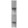 Bücherregal mit 4 Ebenen aus Sonoma-Grau-Holz, 70x24x129 cm. von , Bücherregale und Regale - Ref: Foro24-858107, Preis: 53,22...