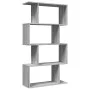 Bücherregal mit 4 Ebenen aus Sonoma-Grau-Holz, 70x24x129 cm. von , Bücherregale und Regale - Ref: Foro24-858107, Preis: 53,30...