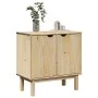 Eingangsmöbel OTTA Massivholz Kiefer 75x40x75 cm von , Schließfächer und Lagerschränke - Ref: Foro24-4013461, Preis: 105,73 €...