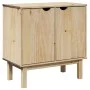 Eingangsmöbel OTTA Massivholz Kiefer 75x40x75 cm von , Schließfächer und Lagerschränke - Ref: Foro24-4013461, Preis: 105,73 €...