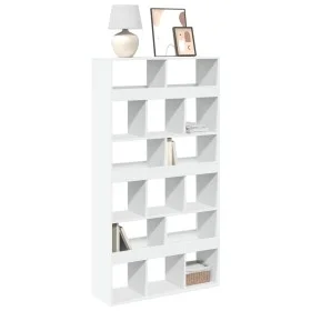Weißes Regal aus Ingenieurholz 100x33x187,5 cm von , Bücherregale und Regale - Ref: Foro24-3309375, Preis: 180,29 €, Rabatt: %