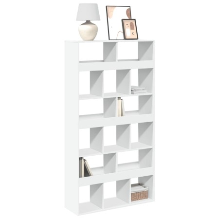 Weißes Regal aus Ingenieurholz 100x33x187,5 cm von , Bücherregale und Regale - Ref: Foro24-3309375, Preis: 183,23 €, Rabatt: %