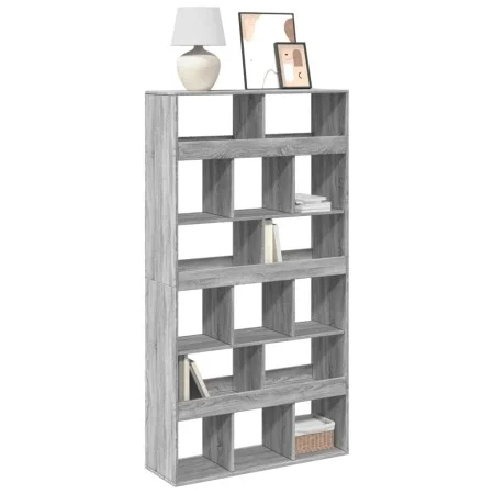 Estantería madera de ingeniería gris Sonoma 100x33x187,5 cm by , Bookcases and shelves - Ref: Foro24-3309380, Price: 169,21 €...