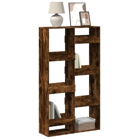 Estantería madera de ingeniería roble ahumado 100x33x175 cm by , Bookcases and shelves - Ref: Foro24-3309406, Price: 104,35 €...