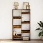 Estantería madera de ingeniería roble ahumado 100x33x175 cm by , Bookcases and shelves - Ref: Foro24-3309406, Price: 104,35 €...