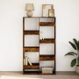 Estantería madera de ingeniería roble ahumado 100x33x175 cm by , Bookcases and shelves - Ref: Foro24-3309406, Price: 105,63 €...