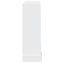 Borde de chimenea madera ingeniería blanco 100x30x87,5 cm by , Accessories for wood ovens and fireplaces - Ref: Foro24-854562...