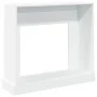 Kaminholzregal aus weißem Ingenieurholz, 100x30x87,5 cm. von , Zubehör für Holzöfen und Kamine - Ref: Foro24-854562, Preis: 7...