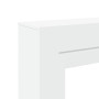 Kaminholzregal aus weißem Ingenieurholz, 100x30x87,5 cm. von , Zubehör für Holzöfen und Kamine - Ref: Foro24-854562, Preis: 7...