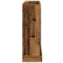Kaminholzregal aus gealtertem Ingenieurholz, 100x30x87,5 cm. von , Zubehör für Holzöfen und Kamine - Ref: Foro24-854569, Prei...