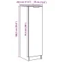 Mueble zapatero madera ingeniería roble artisan 29,5x35x100,5cm by , Closets and storage - Ref: Foro24-856992, Price: 77,52 €...