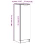 Mueble zapatero madera ingeniería roble artisan 29,5x35x100,5cm by , Closets and storage - Ref: Foro24-856992, Price: 79,59 €...