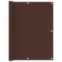 Braune Balkonmarkise aus Oxford-Stoff, 120 x 600 cm von vidaXL, Sonnenschirme - Ref: Foro24-135079, Preis: 27,41 €, Rabatt: %