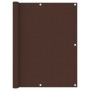 Toldo para balcón de tela oxford marrón 120x600 cm de vidaXL, Sombrillas - Ref: Foro24-135079, Precio: 27,89 €, Descuento: %