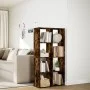 Rauchige Eichenholz-Trennwand-Bibliothek 69,5x29x137,5cm von , Bücherregale und Regale - Ref: Foro24-858025, Preis: 72,71 €, ...