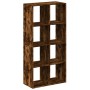 Librería divisora madera roble ahumado 69,5x29x137,5cm by , Bookcases and shelves - Ref: Foro24-858025, Price: 73,86 €, Disco...