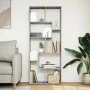 Librería divisora madera ingeniería gris hormigón 67x25x161,5cm by , Bookcases and shelves - Ref: Foro24-858078, Price: 73,83...
