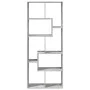 Librería divisora madera ingeniería gris hormigón 67x25x161,5cm by , Bookcases and shelves - Ref: Foro24-858078, Price: 73,83...