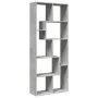 Librería divisora madera ingeniería gris hormigón 67x25x161,5cm by , Bookcases and shelves - Ref: Foro24-858078, Price: 73,83...